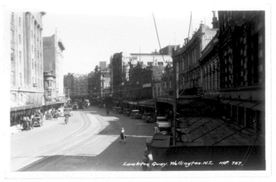 38343 - post cards (2) wellington - new zealand (2, front)