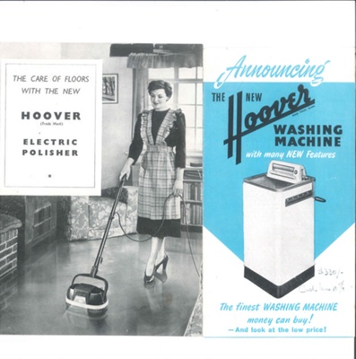 Operating instructions (2) - "Hoover" Washing Machine & "Hoover" Electric Polisher; 36194