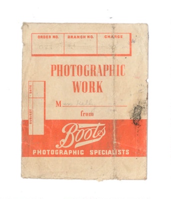 Envelope - "Boots" Photographic Specialists; 36196 Envelope - "Boots" Photographic Specialists; 36196