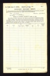 R.N. form S1245 - gunnery history sheet - P. Staton P/JX 388195 - 30/07/1943; 30/07/1943; 6341