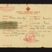 Polish Red Cross certificate - awarded to Stanley Price - P.O.W. Stalag VIII C P.O.W. no: 117649 - 11/03/1945; 11/03/1945; 9094