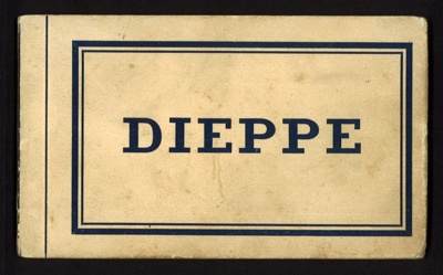 'Dieppe' postcard booklet including x10 unused postcards of scenes of France; 78802