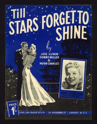 Sheet Music - "Till Stars Forget to Shine" by Joe Lubin - Sonny Miller & Hugh Charles - 1944; 1/01/1944; 6219