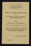 Home Guard instruction no: 51 - part I - "Introduction and battlecraft" - G.H.Q. home forces - September 1942; 1/09/1942; 5627 Home Guard instruction no: 51 - part I - "Introduction and battlecraft" - G.H.Q. home forces - September 1942; 1/09/1942; 5627