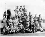 Arthur Sproson and other cadets at Falcon Field -  From Course 21 - 1944 - Photo No. 00031; 83398