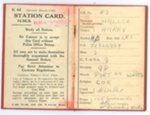 Royal Navy station card (red) - Harry Waller - "H.M.S. Athene" - 07/11/1941; 7/11/1941; 35739