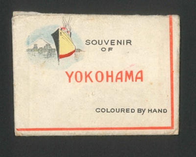 Souvenir photo packs of Toyko and Yokohama - colourised ; 79747
