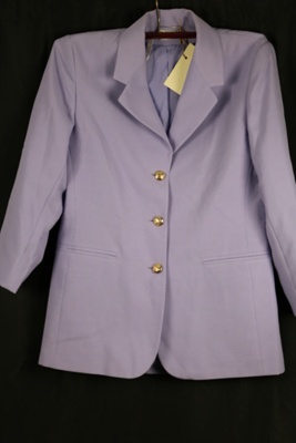 Ladies lilac 2 piece suit- size 12- modern (costume for school visit etc) ; 79113