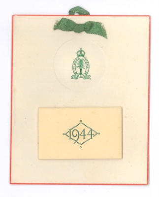 1944 Calendar - "Women's Land Army Timber Corps"; 1/01/1944; 36646 1944 Calendar - "Women's Land Army Timber Corps"; 1/01/1944; 36646