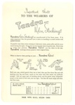 Information leaflet - "Important hints to the wearers of "Tandra" nylon stockings"; 37375 Information leaflet - "Important hints to the wearers of "Tandra" nylon stockings"; 37375