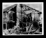 Official copyrighted war photograph- 20th June 1940- close up of wrecked house in the South of England; 56526