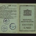 National registration identity card - Violet F. Marriott - NortHampton - 13/08/1947; 13/08/1947; 5994