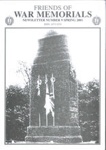 Copy of "Friends of war memorials" newsletter - no: 9 - spring 2001; 35703