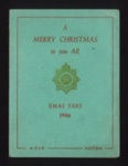 Christmas dinner menu 1946 - Royal Army Service Corps - R.A.S.C. - 36 D.identity Austria - Christmas 1946; 25/12/1946; 7420