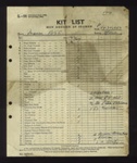 R.N. form S98 - kit list - men dressed as seamen - B.S.C. Mason P/JX 702350; 2500
