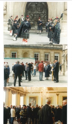 Modern photographs (7) - Reunion of Palestine Veterans - Bath Cathedral 1998 - (donator with ginger beard); 37493