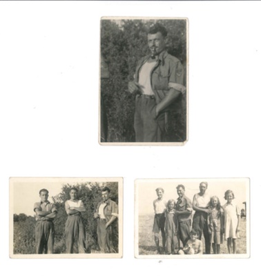 Photographs (3) - Italian P.O.W.'s in the United Kingdom - donated by Mrs Joan Davis (nee ronksley); 35970 Photographs (3) - Italian P.O.W.'s in the United Kingdom - donated by Mrs Joan Davis (nee ronksley); 35970