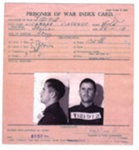 Prisoner of war index card. Vincenzo Licandro, Italian. Eden Camp. P.O.W.; 66078 Prisoner of war index card. Vincenzo Licandro, Italian. Eden Camp. P.O.W.; 66078