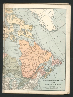 Booklet - "Atlas of Canada" - (front & rear covers missing); 2824