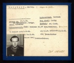 German Eden Camp P.O.W. record card - Martin Borchert - German - Dob 19/08/1925; 6574 German Eden Camp P.O.W. record card - Martin Borchert - German - Dob 19/08/1925; 6574