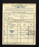 R.A.F. form 3884 - certificate of inoculation - typhoid & tetanus - a/c A.J.B. Turner 2680152 - 15/04/1956; 15/04/1956; 5453 R.A.F. form 3884 - certificate of inoculation - typhoid & tetanus - a/c A.J.B. Turner 2680152 - 15/04/1956; 15/04/1956; 5453