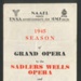 Programme - N.A.A.F.I. E.N.S.A. entertainment - garrison theatre - Hamburg - "1945 season of grand opera by salders Wells opera" - 16/09/1945; 16/09/1945; 9891 Programme - N.A.A.F.I. E.N.S.A. entertainment - garrison theatre - Hamburg - "1945 season of grand opera by salders Wells opera" - 16/09/1945; 16/09/1945; 9891