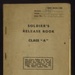 Army book X801 - soldier's release book class "A" - Dvr Donald Day 585 Coy R.A.S.C. - 02/07/1946; 2/07/1946; 2093