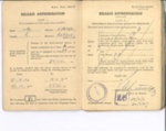 R.A.F. form 2520a - Royal Air Force Service and Release Book - L.A.C. Ronald Robson; 35776