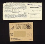 Wieght ticket - national coal board - Dinnington colliery - 18/02/1947; 18/02/1947; 6135