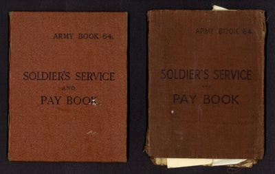 'Soldier's service and pay book' belonging to a 'Gladys Vera Mark' dated 19.06.42 (x2); 78785