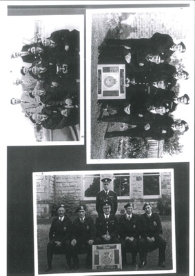 Copies of photographs (3) with legend - Raymond Ware & Colleagues - Civil Defence Corps - North Riding Division; 35545 Copies of photographs (3) with legend - Raymond Ware & Colleagues - Civil Defence Corps - North Riding Division; 35545