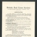 Correspondence & information leaflets - British Red Cross Society - Muriel Crabtree - 1940s; 34467