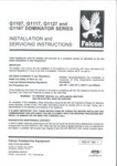 Instructions & service manual - "Falcon Dominator" cooker & hob in kitchen; 36335 Instructions & service manual - "Falcon Dominator" cooker & hob in kitchen; 36335