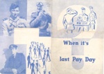 R.A.F. Information Leaflet - "When it's last pay day" - Royal Air Forces Association; 38028 R.A.F. Information Leaflet - "When it's last pay day" - Royal Air Forces Association; 38028
