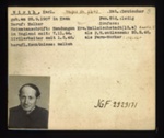 German P.O.W. record card - Karl Wirth - German - Dob 22/09/1907; 6644