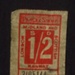 Parcel stamp - L.M.S. railway - from Liverpool (Lime street) - value 1/2d; 9788
