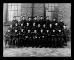 Group photographs (2) - Wardens from A.R.P section higher Broughton - Salford - Manchester - after blitz - 23rd & 24th December 1940; 23/12/1940; 3526 Group photographs (2) - Wardens from A.R.P section higher Broughton - Salford - Manchester - after blitz - 23rd & 24th December 1940; 23/12/1940; 3526