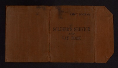 Army book 64 - soldier's service & pay book - Mervyn Robinson 4543191 - 20/06/1940; 20/06/1940; 9577