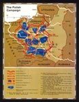 Map - "The Polish Campaign" - German invasion of Poland; 8967