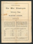 Map - "The War Illustrated" map of wartime Europe- special supplement; 2805