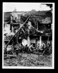 Official copyrighted war photograph- 20th September 1940- bomb damage to house in s/e London; 56516