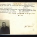 German P.O.W. record card - Ernst Taube - German - Dob 09/02/1906; 6634