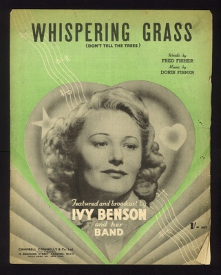 Sheet Music - "Whispering Grass (Dont Tell the Trees)" by Fred Fisher & Doris Fisher - 1940; 1/01/1940; 6267