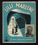 Sheet Music -"Lilli Marlene" by Norbert Schultze - Hans Leip - Tommie Connor; 9103
