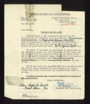 Letter from Ministry of Labour & National Service - granting deferment to Reginald Horace Moncar until 30/04/1946; 25/05/1945; 2375 Letter from Ministry of Labour & National Service - granting deferment to Reginald Horace Moncar until 30/04/1946; 25/05/1945; 2375