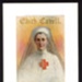 Print portrait of nurse Edith Cavell, also copy photograph of her grave in Norwich cathedral; 44228