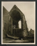 Official copyrighted war photograph- 23rd August 1940- damaged church after bombing on Dover; 56569