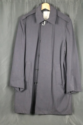 Royal Navy raincoat. mans size 170/92. J compton sons & Webb Ltd. mid 1980s. Chris Costello; 75534