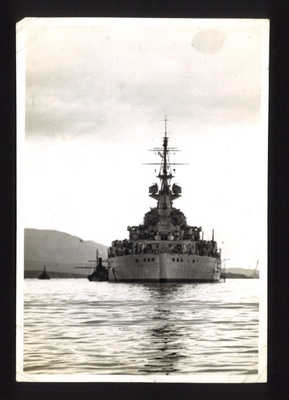 Photograph - unidentified British battleship; 2603
