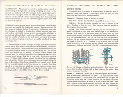 Booklet - "Knitting - Special points to remember" - July 1965; 1/07/1965; 36397
